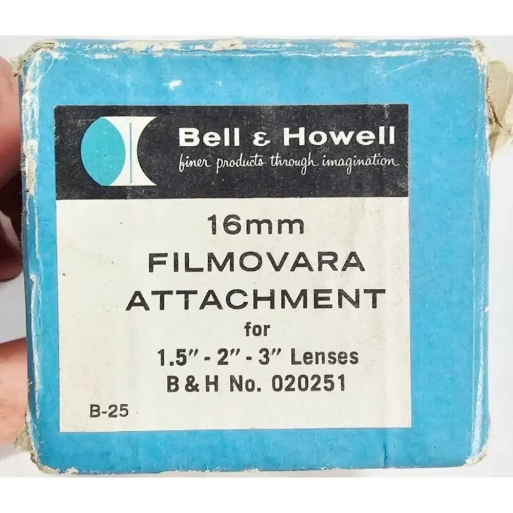 Vtg Bell & Howell 16mm Filmovara Attachment# 020251 Fits 1.5